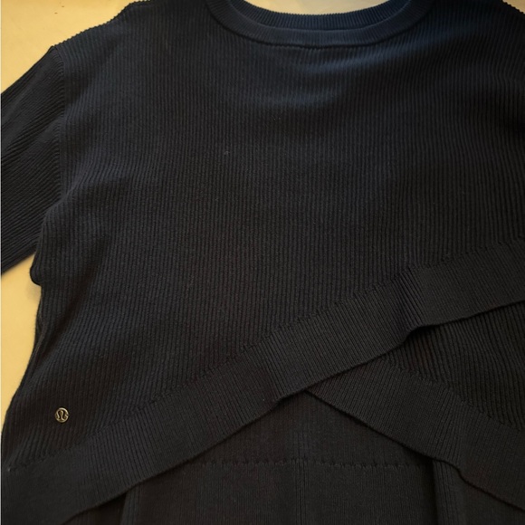 Lululemon Navy Blue Knit Sweater - Picture 1 of 5